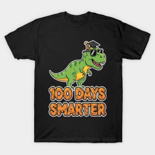 Dino Smarter Tee - Prehistoric 100 Day Brain Evolution T-Shirt